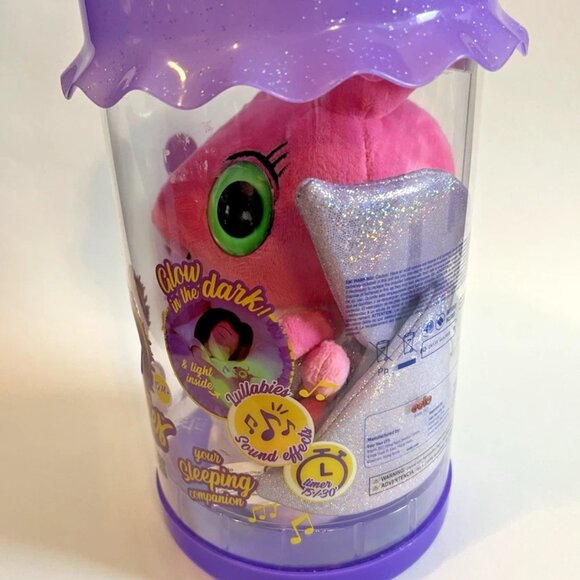 NEW Glowies Fireflies Pink Plush Sleeping Companion With Lights & Music - Picture 4 of 6